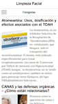 Mobile Screenshot of limpiezafacial.net