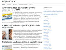 Tablet Screenshot of limpiezafacial.net